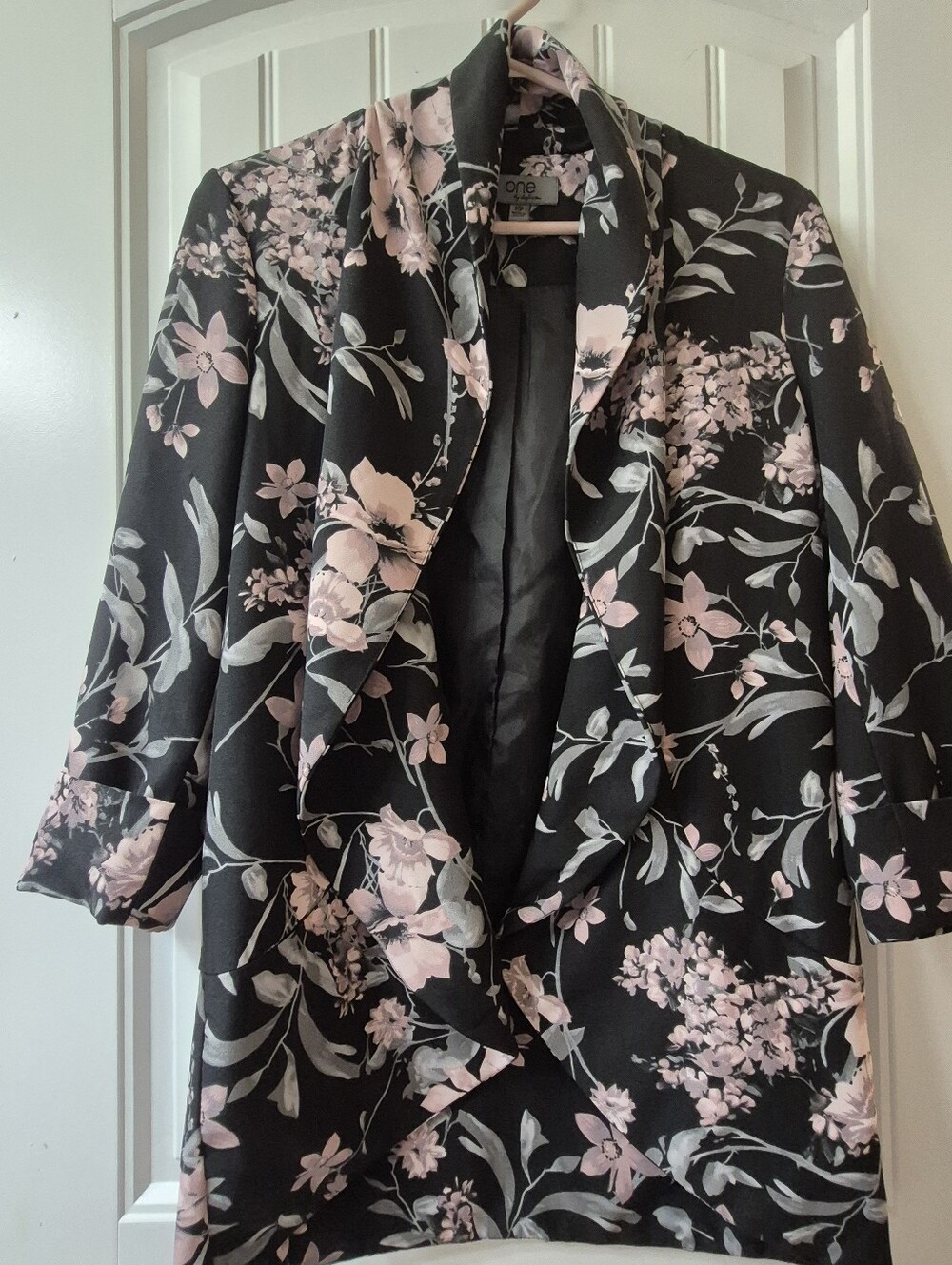 Womens One By Chapter One Floral Blazer Size Small